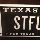 Special T 4 Texas vanity STeF U license plate Stephen Stephanie Stephan Stephane