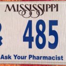 Pharmacist low number 485 license plate Pharmacy Medicine Pharmaceutical Doctor