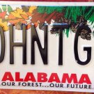 Alabama Forest vanity BOw HuNTiNG license plate Hunter Hunt Sportsman Deer Gun