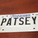 TN vanity PATSEY Patsy license plate Patsi Pats Patrick Patricia Patty Pat Trish
