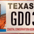 Texas Coastal Conservation license Plate Fish State Park wildlife wild Fishing