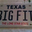 Texas vanity BIG FIT Feet license plate Foot Body Anger Angry Rage Healthy