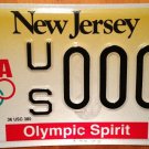 New Jersey Olympics license plate Games Athlete Sports Sport Champion
