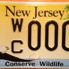 New Jersey Wildlife Eagle license plate sample NJ tag wild animal bird species
