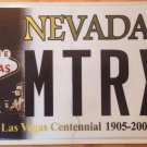 Nevada Las Vegas vanity MaTRiX 7 license plate the Science Film Keanu Comics NV