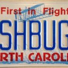 North Carolina vanity ASH BUGS License Plate