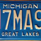 Michigan USA Olympics Center license plate Olympic Games Rio De Janeiro Brazil
