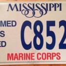 Retired Marine Corps US Armed Forces license plate USMC Leatherneck Military