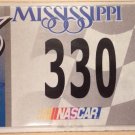 Mississippi NASCAR Mark Martin driver #6 license plate #330 racing Race Car