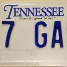 Tennessee vanity 1957 GAF license plate Germany Air Force ??? fly military