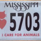 I Care For Animals Pet license plate Cat Dog Animal Lover Adoption animal rescue