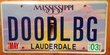vanity DOODLE BUG license plate Scooter Rail Car Railroad Ford Racing VW Beetle