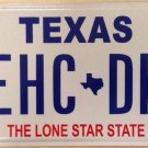 Texas vanity EHC DK license plate Danemark Eis Hockey Club Environment Health