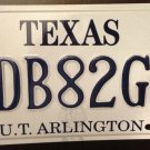 University Texas Arlington license plate UTA Dallas Mavericks college NCAA A&M