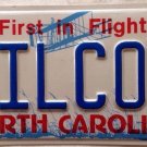 North Carolina vanity WILCOX license plate Willcox Chris Boston Celtics NBA Cox