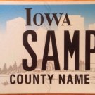 Iowa Airman's Medal license plate sample War Military Award