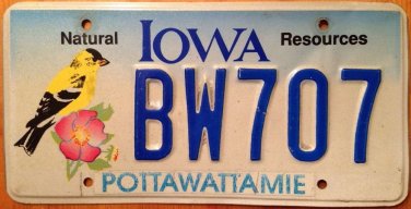 Semi vanity BW 707 license plate Barney Bill Betty Barbara Brian Bruce Ben Bob
