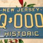 New Jersey historic older car license plate sample Classic auto muscle CCCA Ford