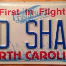 North Carolina vanity JD SHAG license plate Johnny Depp hair style disney pirate