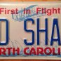 North Carolina vanity JD SHAG license plate Johnny Depp hair style disney pirate
