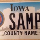 IA Retired Marines license plate sample Leathernecks Navy Semper Fidelis Seal