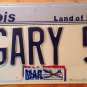 Illinois vanity GARY 52 license plate Handicap Gerald Garry Garey Garrey Gari