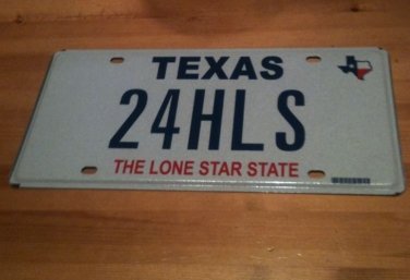 Texas vanity 24 HLS license plate Helen Harry Harold Howard Henry Hill Hell TX