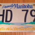 Friendly Manitoba #BHD license plate Winnipeg Lake Boreal Forest Canada Buffalo