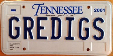 TN vanity GREDIGS license plate F&Atilde;&frac14;rggli Swiss Alps Switzerland Gredig Geography