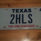 Texas vanity 2 HLS license plate Helen Harry Harold Howard Henry Hank Harvey Hal