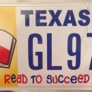 Texas Read To Succeed license plate reading knowledge school book novel