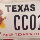 Texas Horned Lizard license plate Horn Spike animal threatened species Wildlife