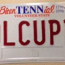 TN vanity DL Deci Liter CUP license plate Measuring Metrics Cooking Cook Kitchen