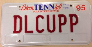 TN vanity DL Deci Liter CUP license plate Measuring Metrics Cooking Cook Kitchen
