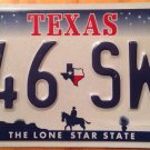 Texas Alfa Romeo 146 license plate SWH Lone Star Luxury Car Italian Automaker