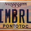 Mississippi vanity Kimberly license plate Kim Kimmee Kimmy Kimberley