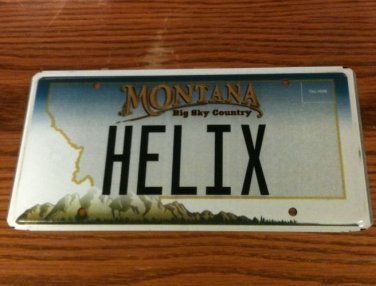 MT vanity HELIX license Plate Maths Mathematics DNA Protein