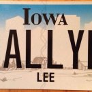 IA vanity SALLY B license plate Sarah Salley Sal Salcia Sallie Sallyann Salletta