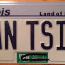 Illinois vanity JAN TSI 1 license plate