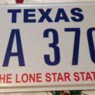 Texas vanity BA Nissan 370 Z license plate TX Sport Coupe Auto Car Compact Japan