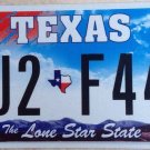 Texas F444 FORD 444 engine license plate CJ2 Lone Star State Pickup Truck