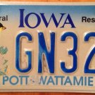 Semi vanity GN 328 license plate Gena Gabriel Gaby Gary George Greg Gail Glenn