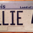 Illinois vanity ELLIE 45 license plate Elise Eleanore Elizabeth Ellen Ella Helen Eloise Elsa