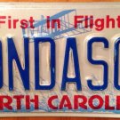North Carolina vanity FONDA S GT license Plate