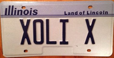 IL vanity Beyonce XO LIRycs license plate Song Rap Music Singer Star Sing