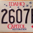 Idaho State Capitol Restoration license plate Boise City George Washington Bell