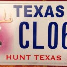 TX Hunt Texas optional license plate hunting Lodge Buck Bow Hunter Sportsman Gun