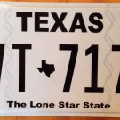 Texas new style Passenger Lone Star State license plate BVT 7171 Man Cave Austin
