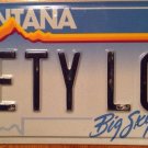 MT vanity BETY Betty LOU license plate Elizabeth Beth Bettylou Louisa Louis