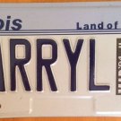 Illinois vanity LARRY L license plate Lawrence Lars Lorenzo Loren Laurence Renzo